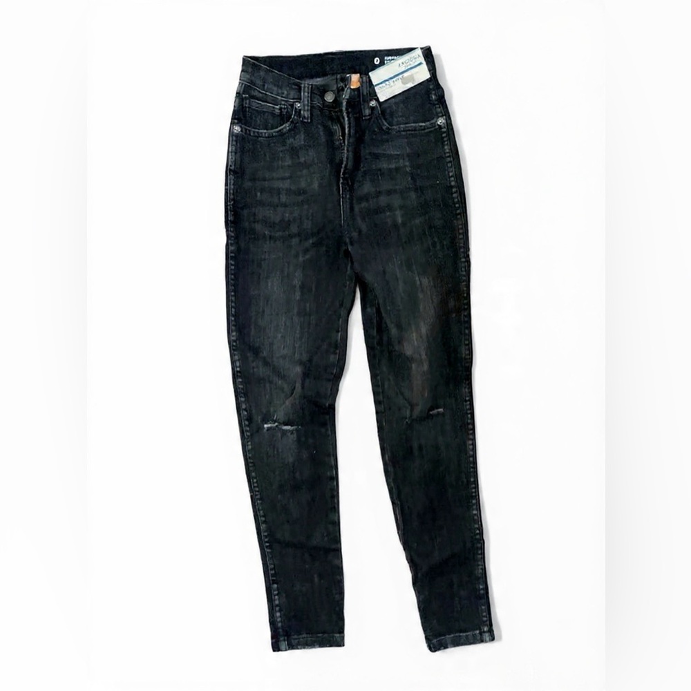 💫NWT🔖 ARIZONA Jean Co Black Moonshine Women's Skinny Jeans Size 0